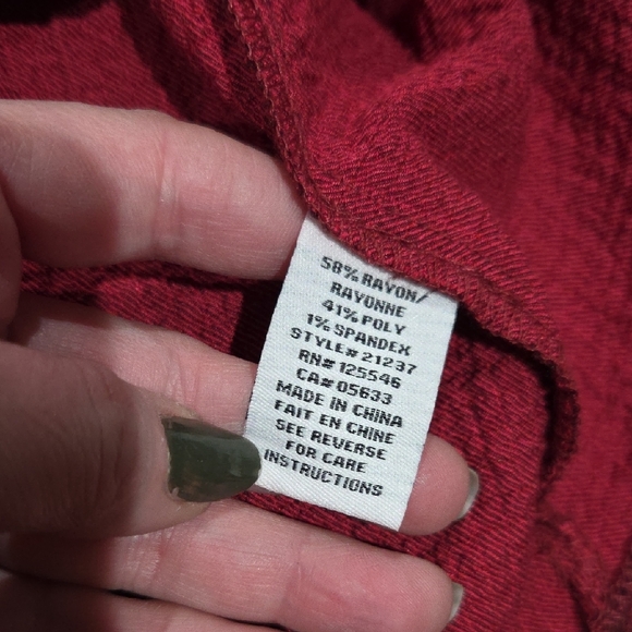 Habitat Burgundy Knit Top - Picture 5 of 9